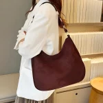 Velvet HandBag - Maroon (2772) - Image 2
