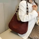 Velvet HandBag - Maroon (2772)