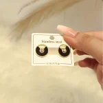 Stainless Steel Earrings (E-003) - Image 3