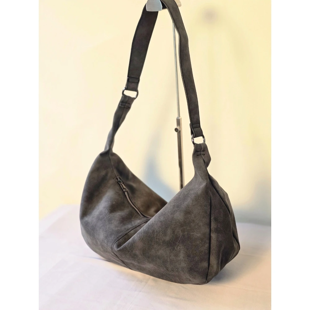 4 Imported Single Handle Tote bag - Grey (1192) - Image 1