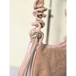 Adjustable Belt Ladies Handbag - Pink (99152) - Image 3