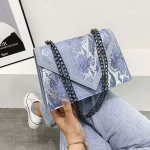 Snake Texture luxury Bag (852#) - Image 4