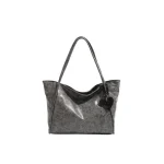 Fashionable Large Capacity Tote Bags Details: Color Options: 3 Material: PU Leather -Size: Height- 22 CM Wide- 18 CM