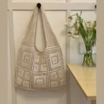 Handwoven Tote Bag Light Brown (B-006)