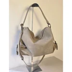 Imported High-Quality Suede Sling Bag-Apricot (1193)