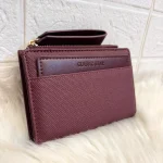 Textured Leather Wallet - Red (W058)