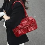 Big Size Pookie Shoulder Bags - Red (B-022)