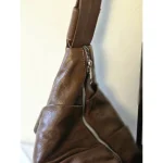 Croissant Shaped Classy Soft leather bags - Coffee (6136) - Image 4