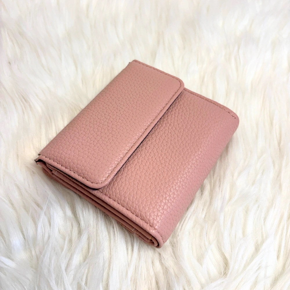 2 Magnetic Wallet With Coin Storage - Pink (W055) - Image 1