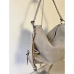 Imported High-Quality Suede Sling Bag-Apricot (1193) - Image 2