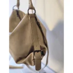 Imported High-Quality Suede Sling Bag-Apricot (1193) - Image 3