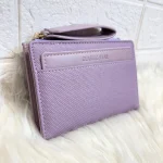 Textured Leather Wallet - Purple (W058)