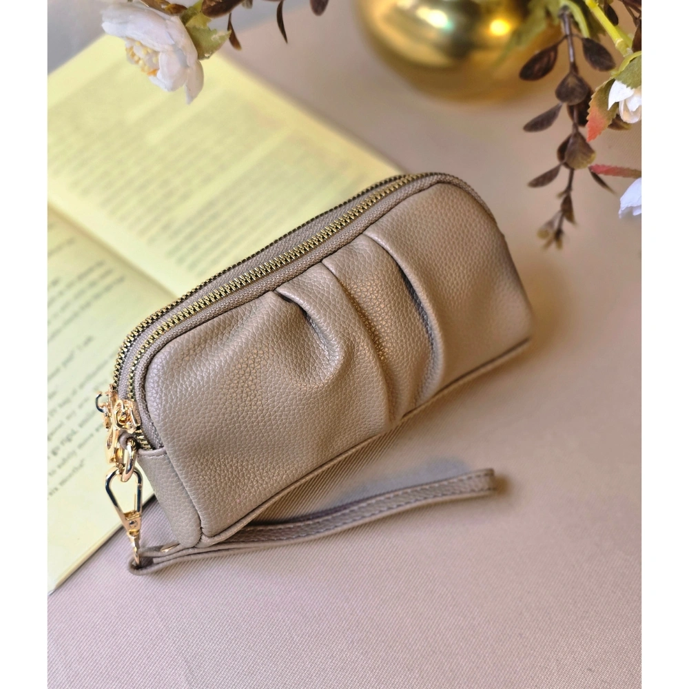 3 Premium Large Capacity Wallets - Khaki (W045) - Image 1