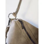 Imported High-Quality Suede Sling Bag-Apricot (1193) - Image 4