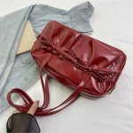 Big Size Pookie Shoulder Bags - Red (B-022) - Image 4