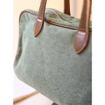Retro Large Capacity Shoulder Bags - Green (6131) - Image 2