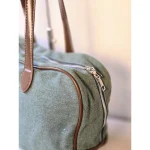 Retro Large Capacity Shoulder Bags - Green (6131) - Image 3