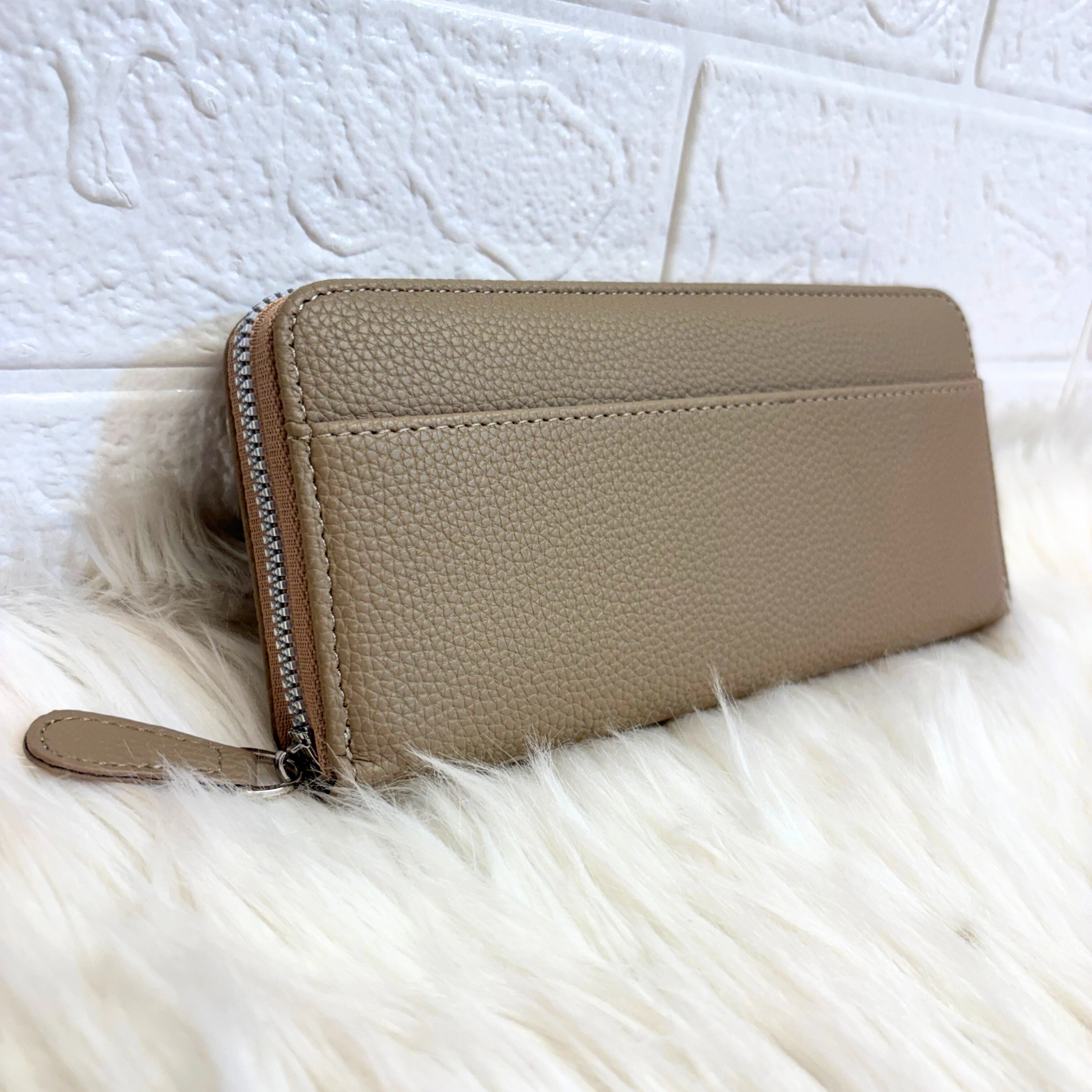 7 Long Wallet With Phone Storage - Elephant grey (W056) - Image 1