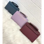 Textured Leather Wallet - Blue (W058) - Image 4