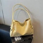 Pastel Colored Tote Bags - Yellow (B-020)