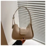 Magnetic Lock Ladies Bags-Off-Whte(B-015) - Image 2